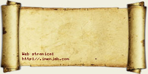 Anja Dedijer vizit kartica